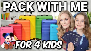 PACK WITH ME: DISNEYLAND PARIS & LONDON! Kids Airplane ACTIVITIES & SNACKS