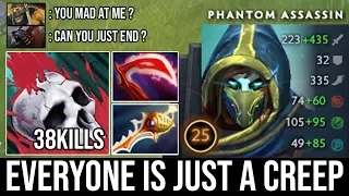 Everyone is Just a Creep For Her | EPIC 38Kills + 3500 Crit 2x Rampage Phantom Assassin by Ana DotA2