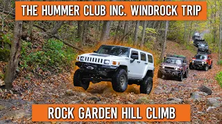 Hummers Offroad At Windrock! - Rock Garden Hill Climb - Hummer H1, H2, and H3