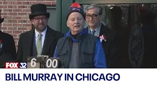 Bill Murray reunites with ‘Groundhog Day’ cast in Chicago