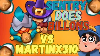 MAX SENTRY is way better than we thought | 1 Billion damage vs. Martinx310 | Rush Royale