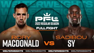 Rory MacDonald vs Sadibou Sy | PFL 6, 2022