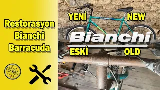 Bisiklet Restorasyonu Nasıl Yapılmaz? Bianchi Barracuda/Bike Restoration Bianchi