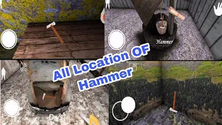 Granny 1.8 All Locations OF Hammer 2023 | How To Find Hammer IN Granny