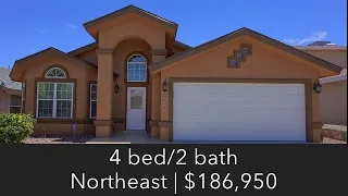 Affordable Home in Northeast El Paso Texas | $186,950
