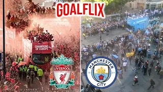 Liverpool vs Man City Fans Trophy Parade 😂😂😂