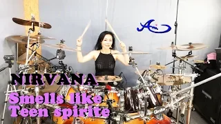 Nirvana - Smells like teen spirite drum cover by Ami Kim (#71)