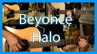 Beyonce - Halo INSTRUMENTAL Guitar Cover MooDZerO + Free Tabs