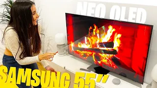 РАСПАКОВКА SAMSUNG NEO QLED 55" · Обзор нашего нового телевизора