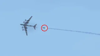 Today, Ukraine air missile destroy Russia TU-160 supersonic bomber after dropping carpet bomb | Arm3