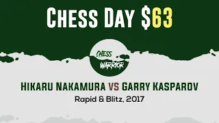 Hikaru Nakamura vs Garry Kasparov | Rapid & Blitz, 2017