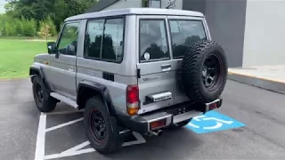 1987 Toyota LJ70 Start Up and Idle Walk Around