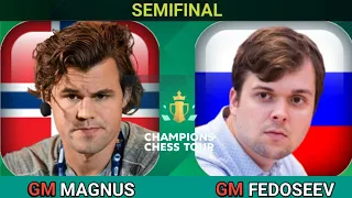 Semifinals | Magnus Carlsen vs Vladimir Fedoseev | Chessable Masters 2024