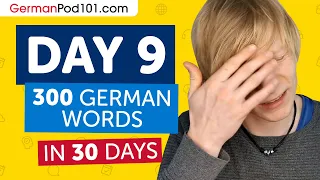 Day 9: 90/300 | Learn 300 German Words in 30 Days Challenge