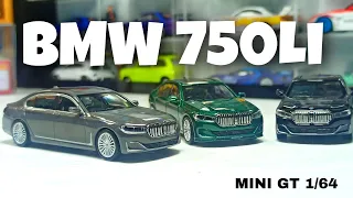 Mini GT BMW 750Li Grey Xdrive MEWAH 🤩🔥🔥 / MINI GT BMW 750Li xDrive Bernina Grey Amber Effect