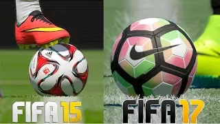 FIFA 15 vs FIFA 17 Graphics Comparison