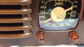 Zenith 6D525 vintage radio