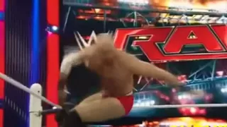Roman reigns vs cesaro Intercontinental champi......      RAW (16/01/18)