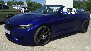 BMW M4 Competition Convertible in Frozen Dark Blue II der Individual Manufaktur