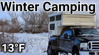 Getting Settled Into The Truck Camper // A Windy Night