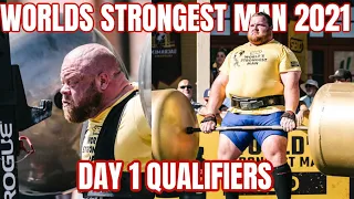 Worlds Strongest Man 2021 | Day 1 Qualifiers