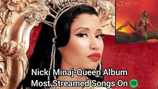 Nicki Minaj-Queen Album Most Streamed Songs On Spotify