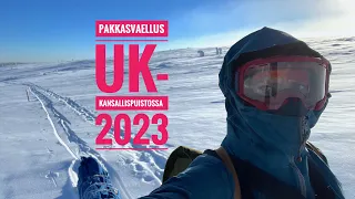 Pakkasvaellus Urho Kekkosen kansallispuistossa 2023