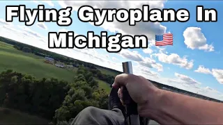 Flying Gyroplane In Michigan