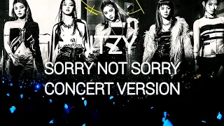 ITZY - SORRY NOT SORRY (LIVE CONCERT VERSION) [FANCAM]