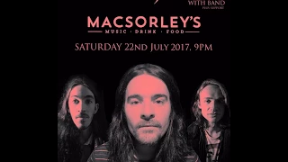 Barrie-James O'Neill live @ Macsorley's Music Bar Glasgow 22/07/17