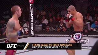 TOP UFC Knockouts! Barao Knockouts Wineland! | Spinning Kick