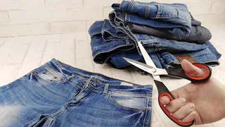 RECYCLING OLD JEANS / 8 AMAZING IDEAS!