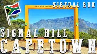 🆃RE🅰DMILL | Virtual 🆁un - SIGNAL HILL DOWNHILL - CAPETOWN - South Africa #treadmill #virtualrun #run