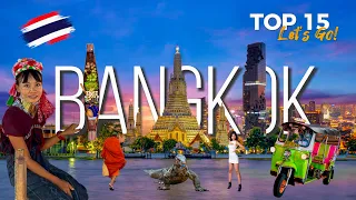 🔥 Top 15 Most Amazing Places in Bangkok! Walking Thailand 2024