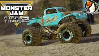 Round 'em Up Cowboy! - Whiplash Unlock! 🤠 | ToucanPlays Monster Jam Steel Titans 2!