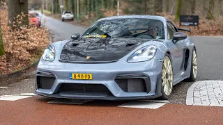 Porsche 718 Cayman GT4 RS - Acceleration Sounds !