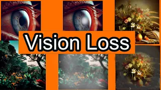 Vision loss causes.  Cataracts, Glaucoma, diabetic Retinopathy