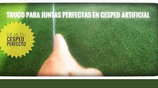 Como hacer las juntas de césped artificial