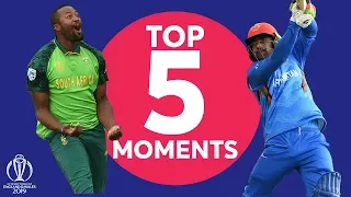 Terrific Tahir! | South Africa vs Afghanistan - Top 5 Moments | ICC Cricket World Cup 2019