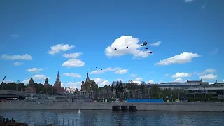 Репетиция парада победы. Авиация, Москва, 2019 год.