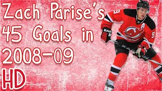 Zach Parise's 45 Goals in 2008-09 (HD)