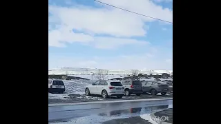 Мурманская область городок Заполярный.