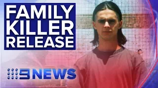 Family killer Matthew De Gruchy could be free from prison within weeks | Nine News Australia