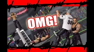 WWE Figure OMG Moments! Extreme And High Flying moves (Stop Motion)