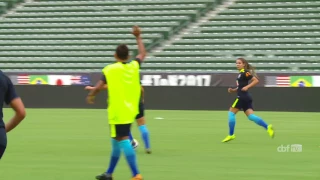 Seleção Brasileira Feminina treina no StubHub Center para duelo contra a Austrália