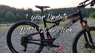 Rockrider 530s 1year Update with the LUTU 120mm forks