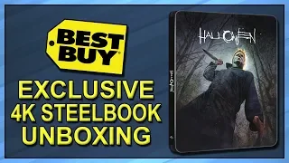 Halloween (2018) Best Buy Exclusive 4K+2D Blu-ray SteelBook Unboxing