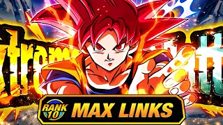 ONE OF THE BEST!!! LEVEL 10 LINKS 100% RAINBOW STAR EZA TEQ GOD GOKU! (DBZ: Dokkan Battle)