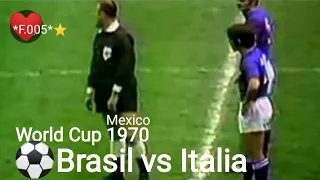 Brasil vs Italia 1970 World Cup Mexico
