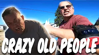 Crazy Old Angry People vs Riders | Close Calls & Extreme Moments